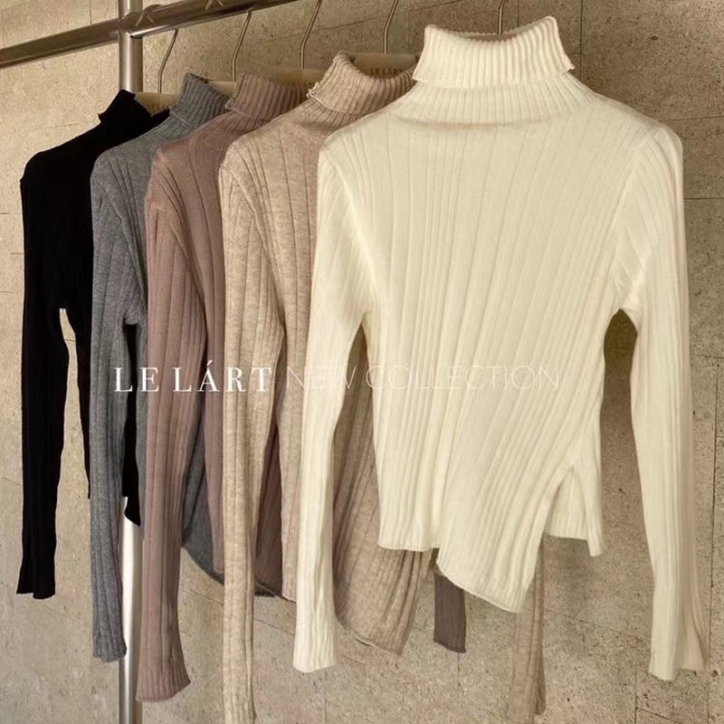 Áo Sweater Tay Dài Cổ Lọ Thời Trang Mùa Đông 2022 Cho Nữ