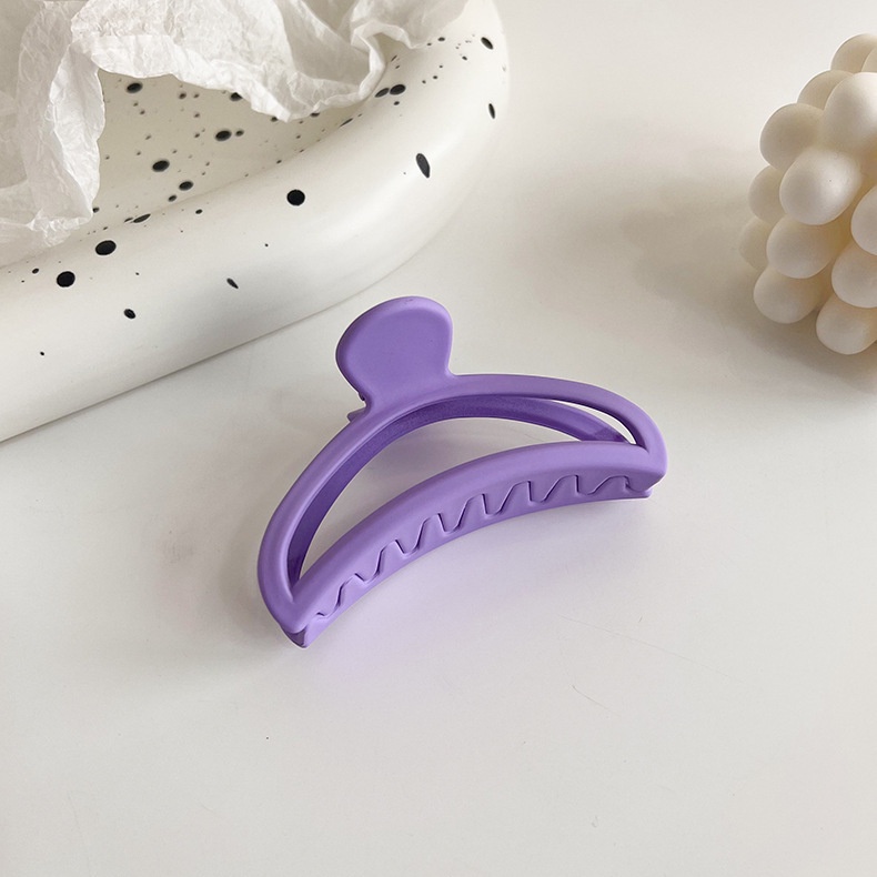 Kẹp Tóc acrylic Màu Tím Thiết Kế Đơn Giản