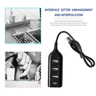 Bộ Chia 4 Cổng Tốc Độ Cao 4 Cổng USB 2.0