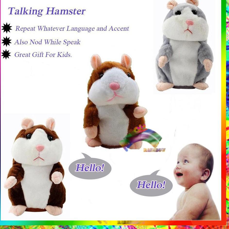 Chuột Hamster Nhồi Bông Biết Nói Dễ Thương Cho Bé