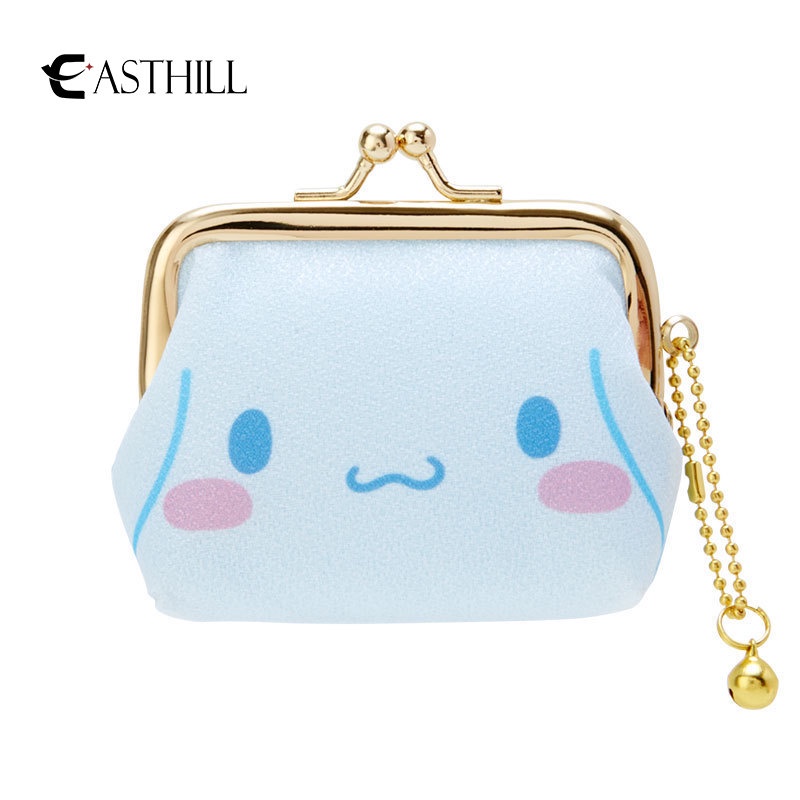 SANRIO Ví Nhỏ Đựng Tiền Xu In Họa Tiết Hello Kitty Dễ Thương Cho Bé Gái