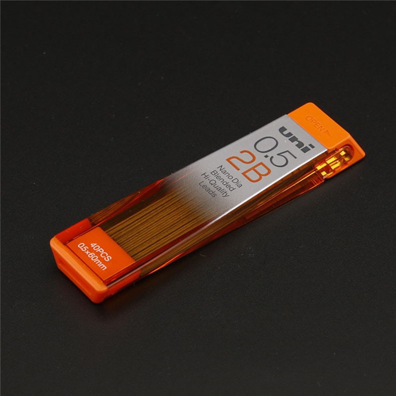 Ngòi Bút Chì Kim UNI Nano Dia Pencil Lead - 0.5mm - Độ đậm 2B