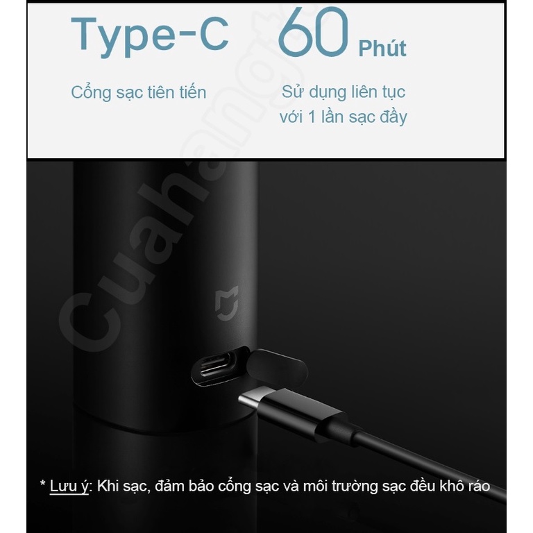 Máy cạo râu S500 3 đầu XM Mijia 3 lưỡi dao Xiaomi