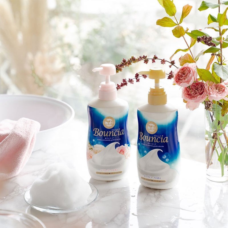 Sữa Tắm Bouncia Body Soap White Soap Scent With Pump-[COCOLUX]