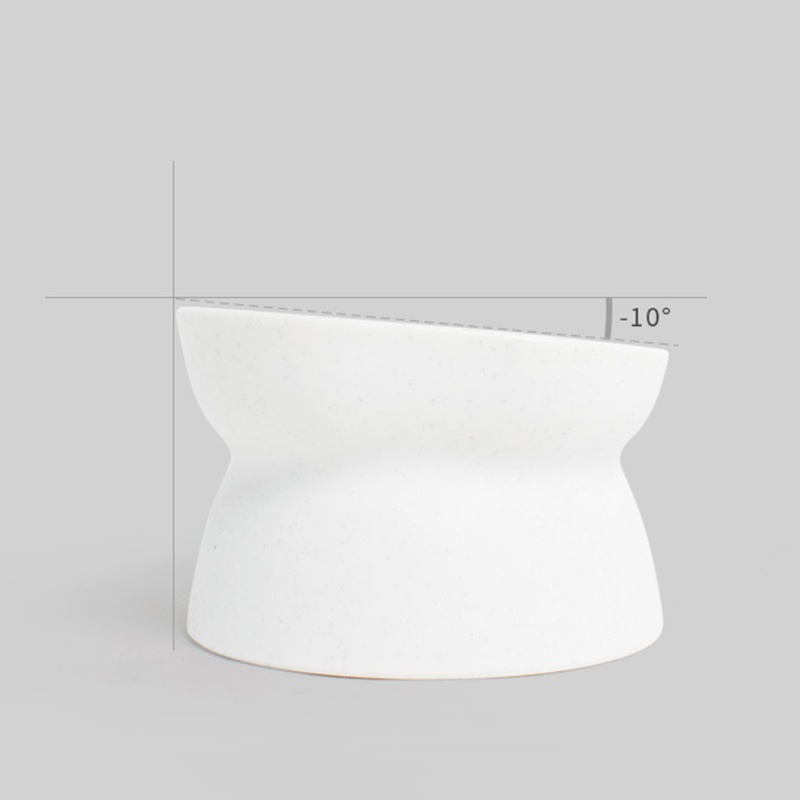 May Mắn 10° Bát Ăn Nghiêng Bằng Nhựa Cho Thú Cưng Nhỏ Và Góc Nghiêng Không Bị Rơi Vỡ