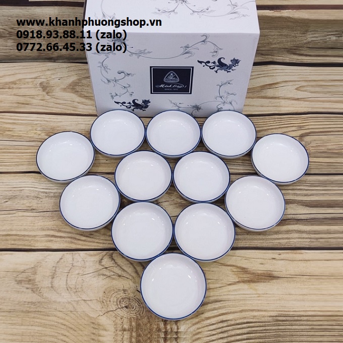Chén nước chấm sứ Minh Long - chén nước chấm sứ