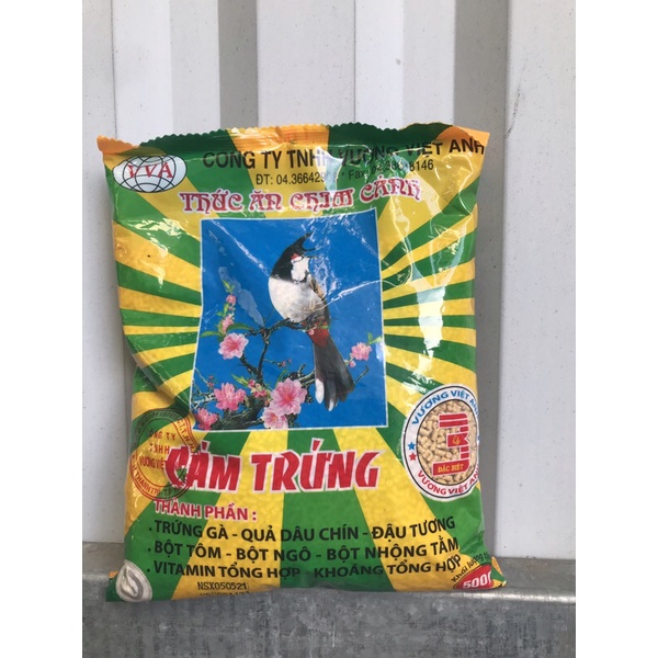 Cám tổng hợp vương việt anh dạng viên hai loại cho các loại chim ăn