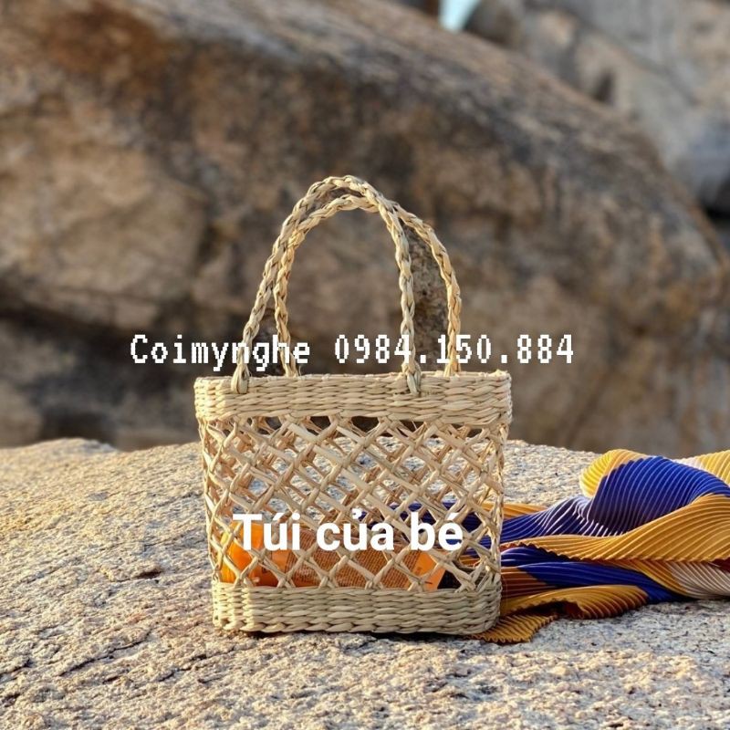 Kho bán sỉ túi cói siêu sang chảnh cho mẹ và bé
