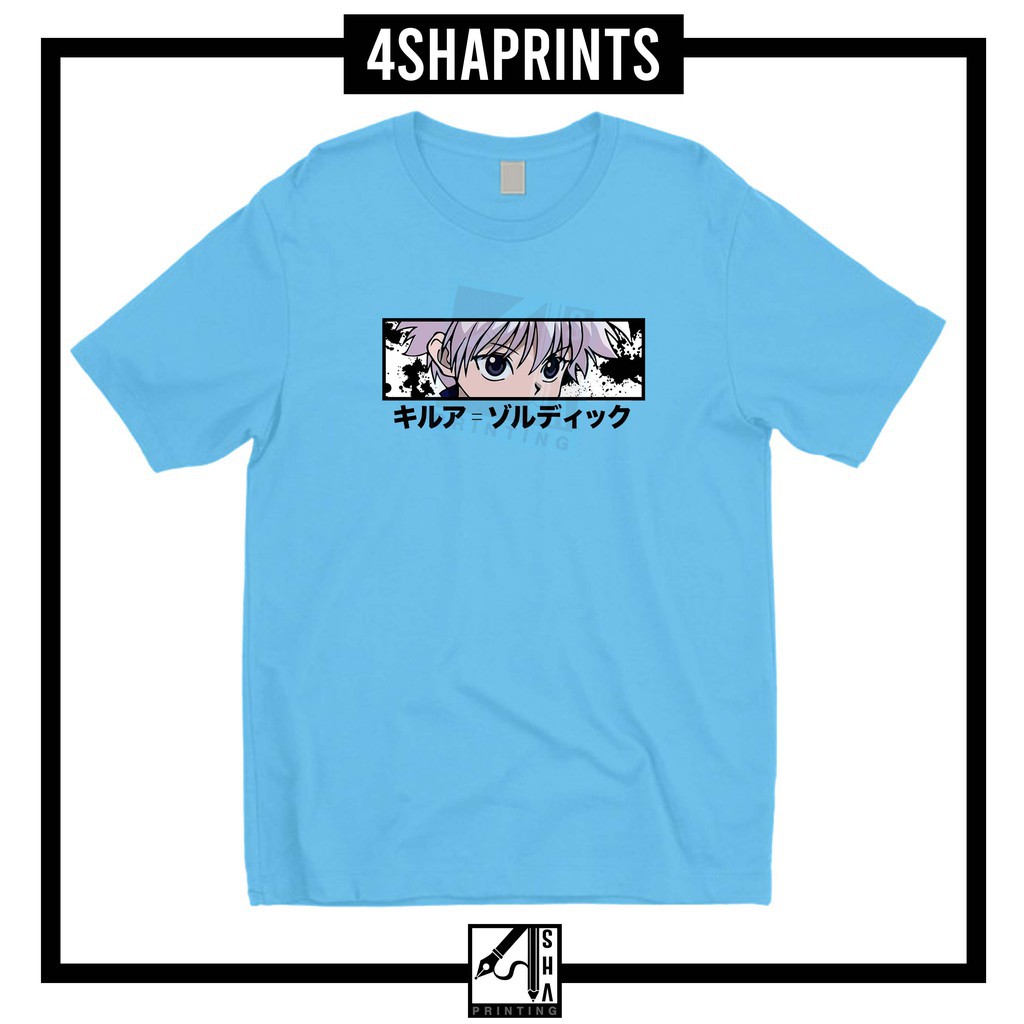 Áo thun KILLUA EYES  ANIME TSHIRT HUNTER X HUNTER  ngắn tay cổ tròn độc đẹp