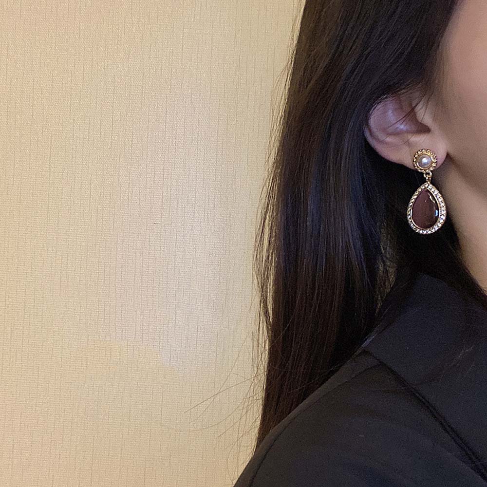 Hoa Tai Đính Đá Thời Trang Dành Cho Nữ