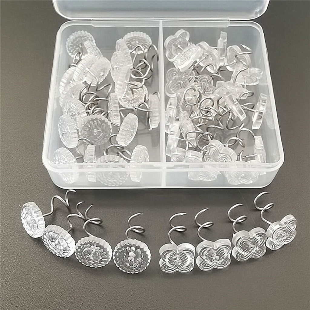 [Kloware] Kẹp Cố Định Đầu Xoắn Trong Suốt Cho Chăn / Chăn / Ga Trải Giường