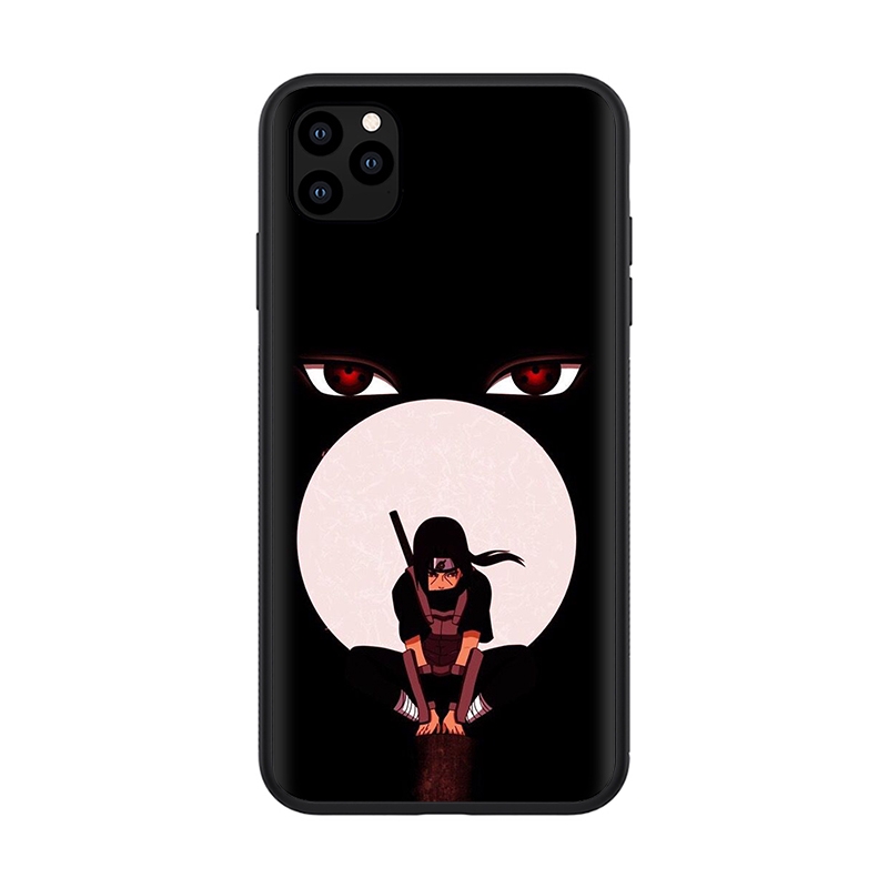 Ốp lưng mềm hình Naruto Uchiha cho iPhone 11 Pro XS Max XR X 8 7 6S 6 Plus 5S 5 SE 2020