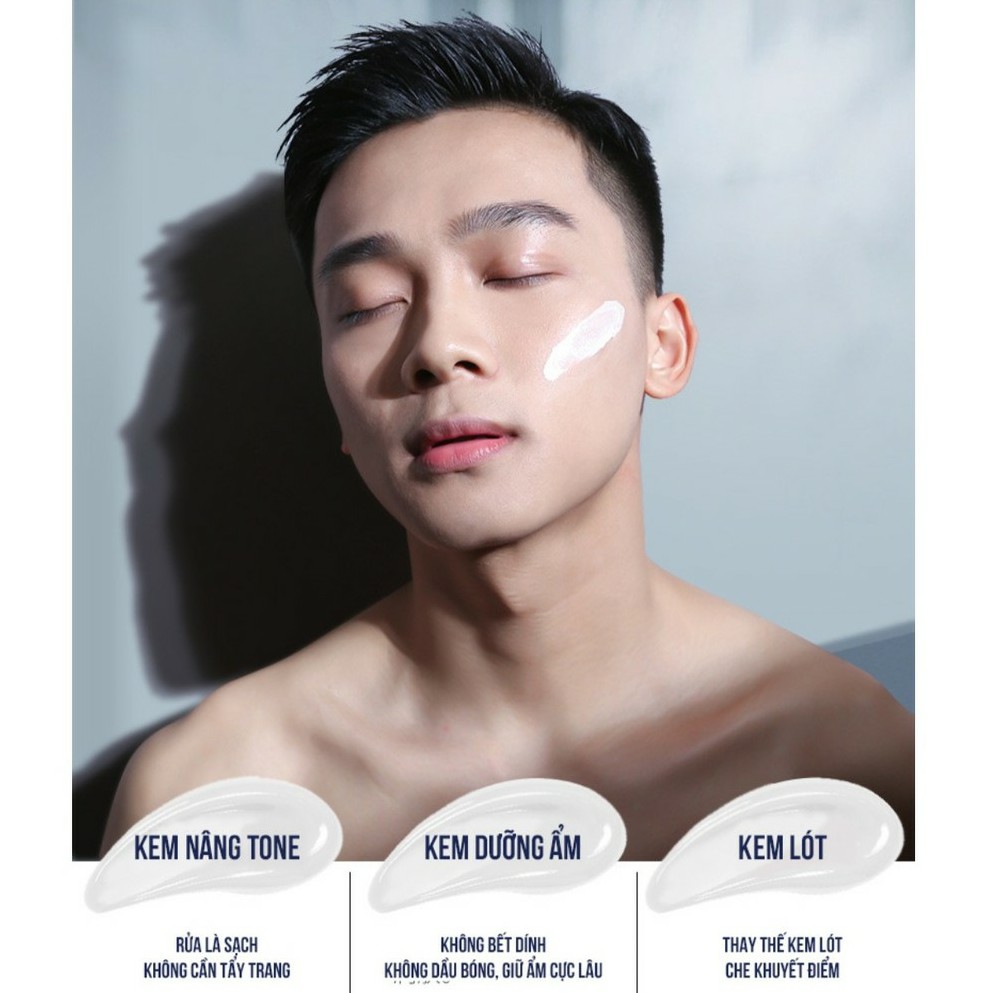 (Bản Mới) Kem Trang Điểm Nam Light Makeup Cho Nam Giới - Làm Trắng - Che Mụn - Che Thâm - Che Sẹo - Freeship 50k | BigBuy360 - bigbuy360.vn