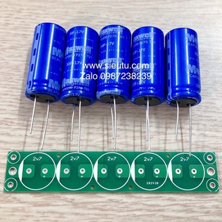 05 Siêu tụ 50F 2.7V MAXWELL USA + mạch PCB trắng