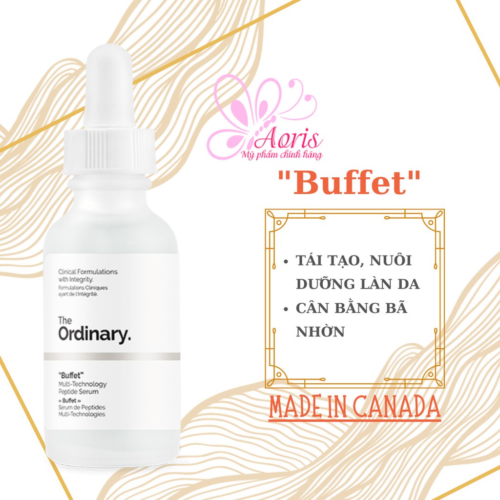 [Mã COSDAY giảm 8% đơn 150K] Tinh chất làm chậm quá trình lão hóa The Ordinary Buffet - Serum ngăn ngừa lão hóa da