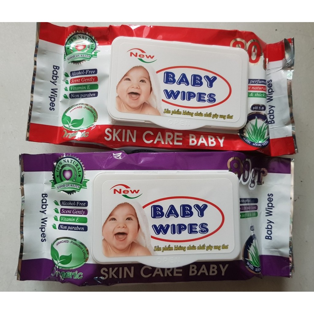 Giấy Ướt BABY WIPES 80 gr Giá Rẻ