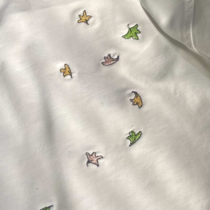Áo thun thêu Heartstopper theo yêu cầu chất liệu cotton 4c chất dày dặn, cao cấp.