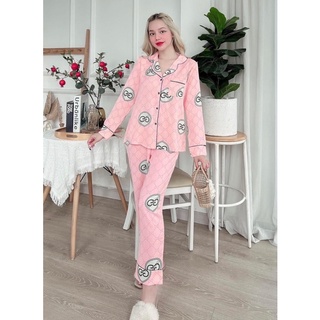 [NEW] Bộ pijama lụa mặc nhà hàng 2CE may kỹ
