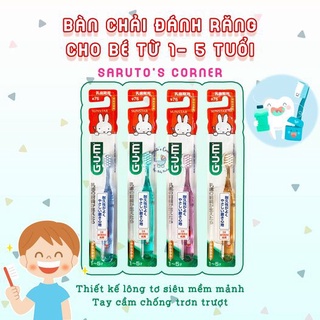 Bàn chải đánh răng Gum cho bé từ 1 - 5 tuổi