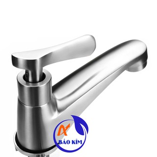 Vòi lavabo lạnh cao cấp inox sus304 lvi-01