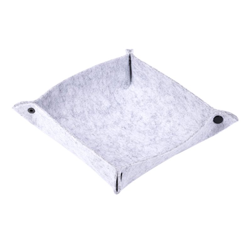 Khay Nỉ Hình Vuông Đựng Trang Sức / Chìa Khóa / Tiền Xu / Chìa Khóa Để Bàn SUN