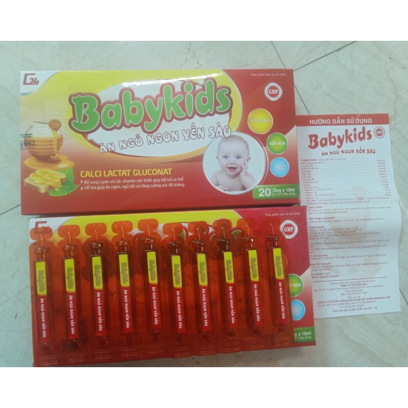 BabyKids ăn ngủ ngon yến sào / BABYKIDS CHÍNH HÃNG / BABYKID YẾN SÀO ĂN NGON-TẠM BIỆT BIẾNG ĂN | BigBuy360 - bigbuy360.vn