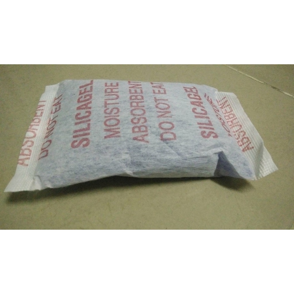 Hạt hút ẩm SilicaGel xanh gói 100g