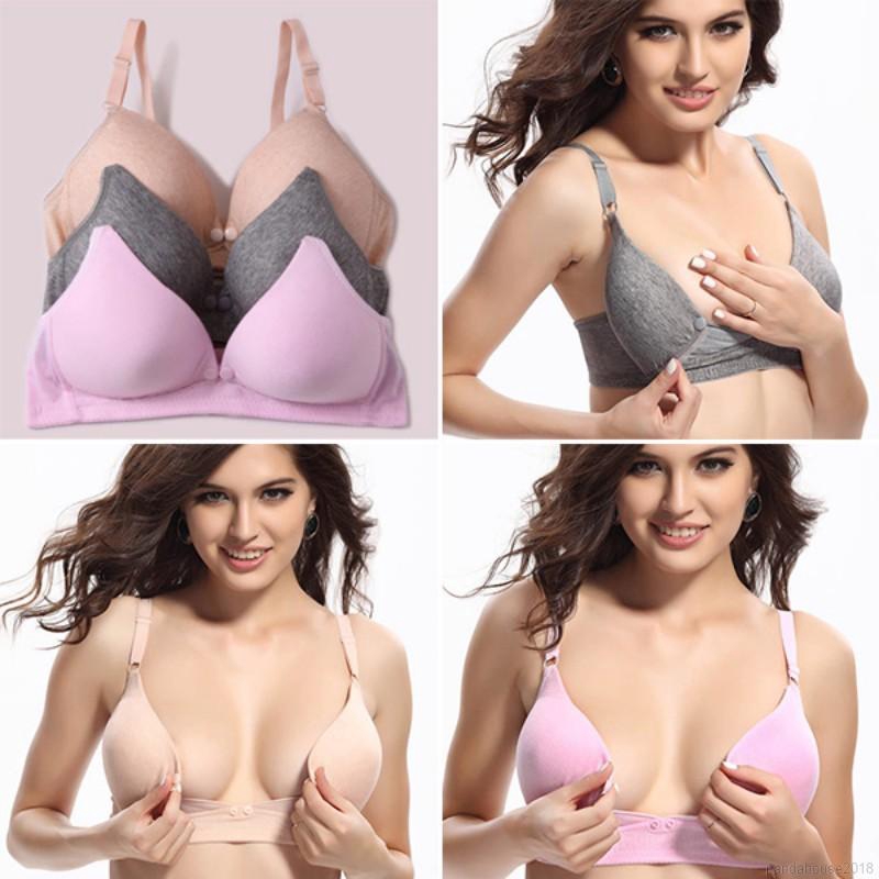 Áo ngực cotton màu trơn cho mẹ bỉm sữa | BigBuy360 - bigbuy360.vn