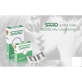 Bao Cao Su SAFEFIT ULTRA THIN - Siêu Mõng