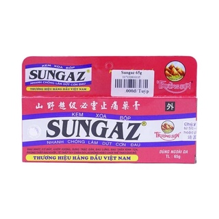 Kem xoa bóp sungaz 65g giúp tan máu bầm, giảm đau hiệu quả