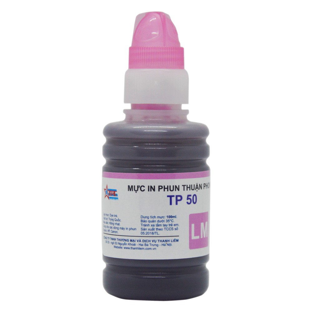 Mực in phun Thuận Phong TP50 (100ml) dùng cho máy in phun Epson, HP, Canon