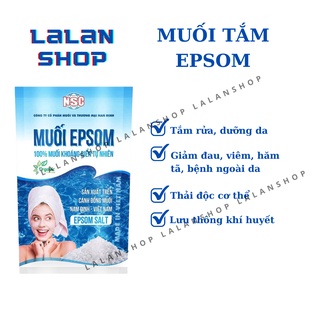 Muối khoáng epsom 200gr thư giãn, lưu thông khí huyết, làm đẹp dưỡng da - LALAN SHOP