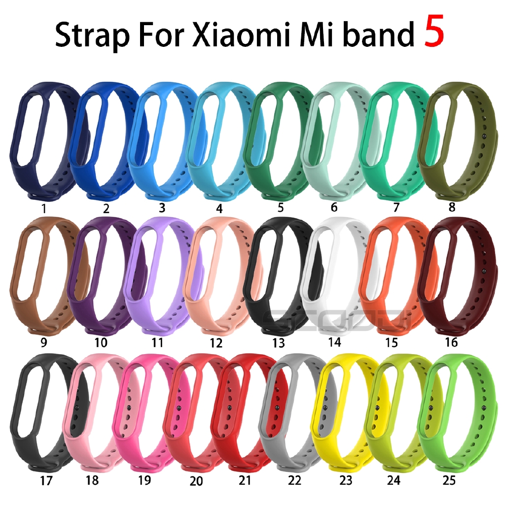 Dây đeo silicone thời trang cho for Xiaomi Miband 5 NFC