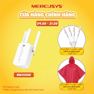 Bộ Mở Rộng Sóng Wifi Mercusys MW300RE Chuẩn N 300Mbps