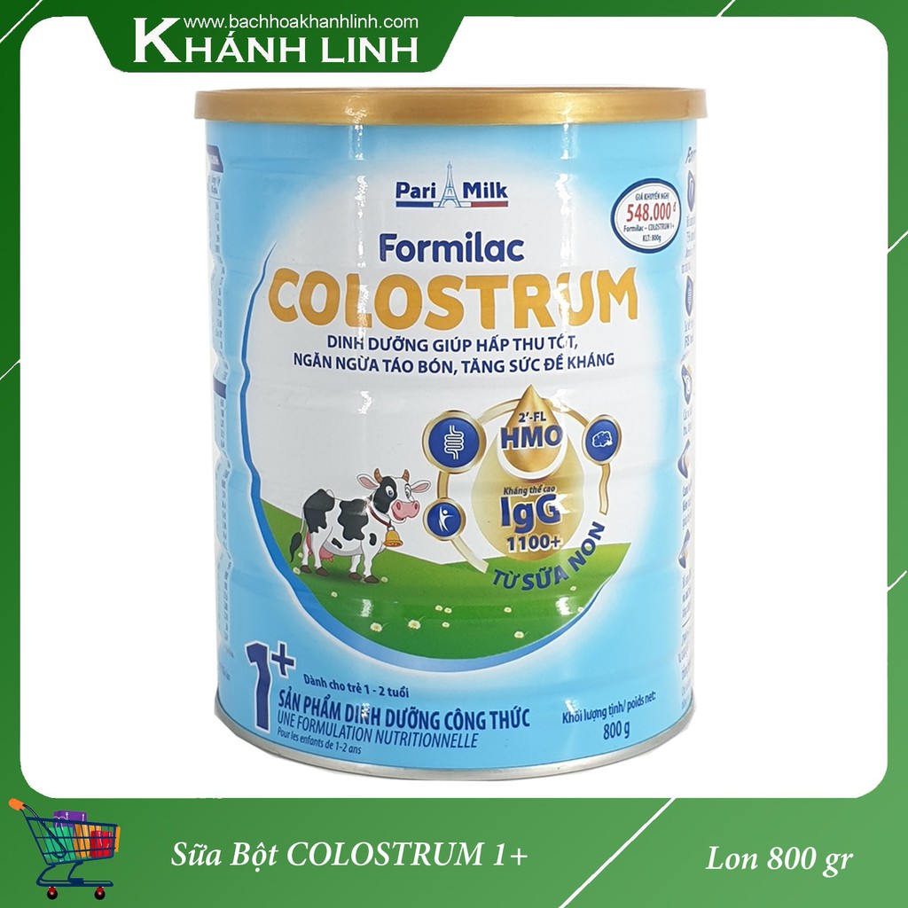 Sữa non Formilac Colostrum 1+ Lon 900g