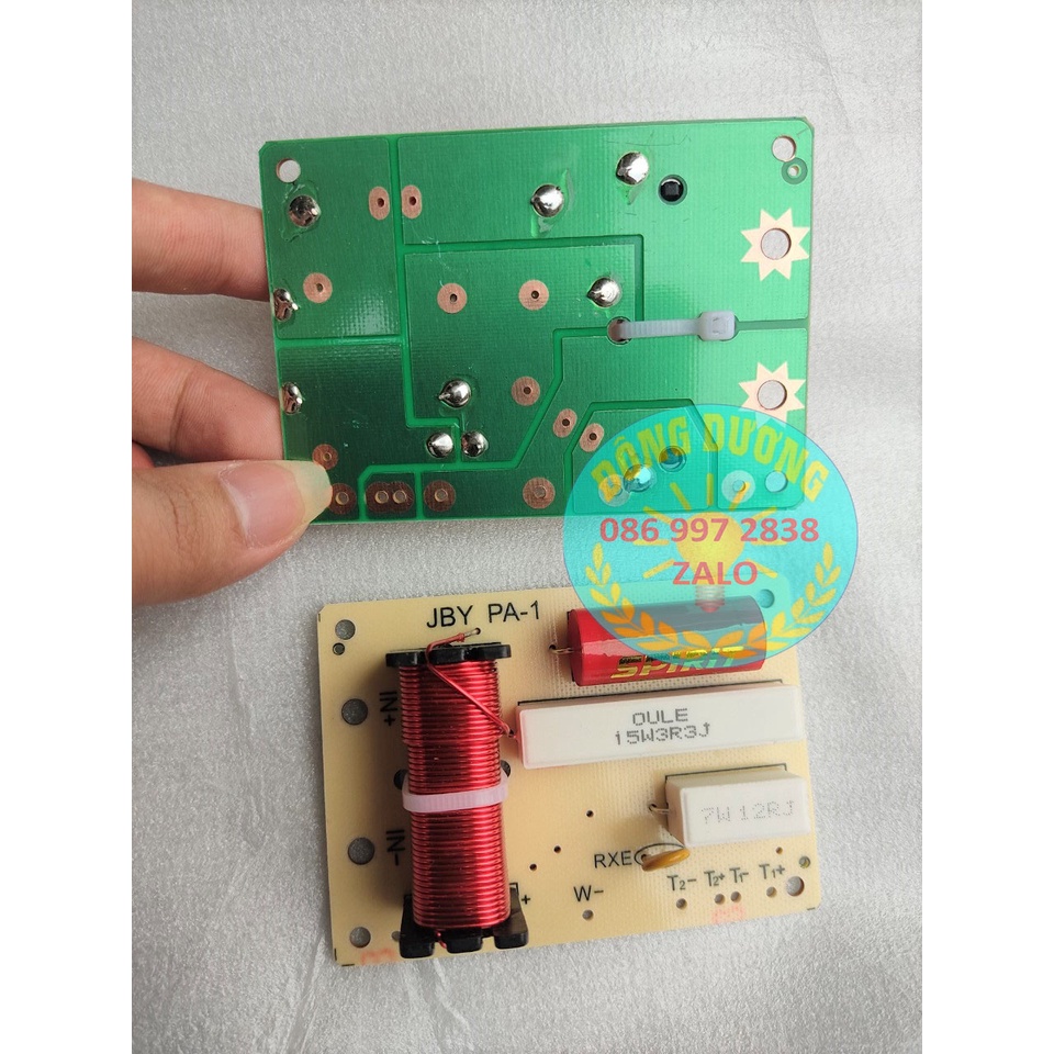 MẠCH PHÂN TẦN 3 LOA JBY PA1 - 1 BASS 2 HOẶC 4 TRÉP - PHÂN TẦN LOA NẰM