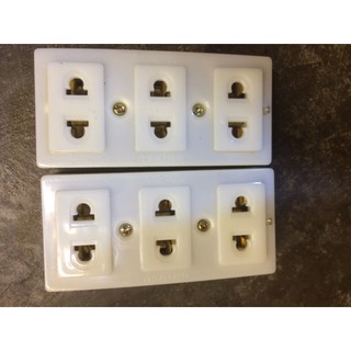 Ổ cắm điện 3 lỗ 2 chấu Ominsu