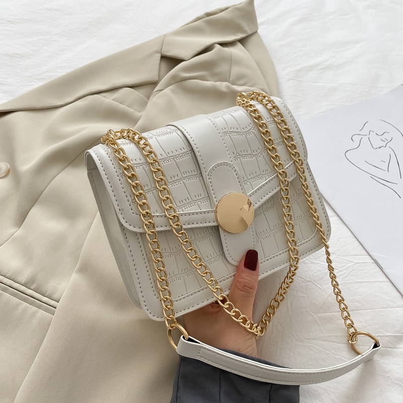 TÚI ĐEO CHÉO NỮ MICHEL KHÓA ĐINH TRÒN VÂN RẮN THỜI TRANG HH 100 | BigBuy360 - bigbuy360.vn