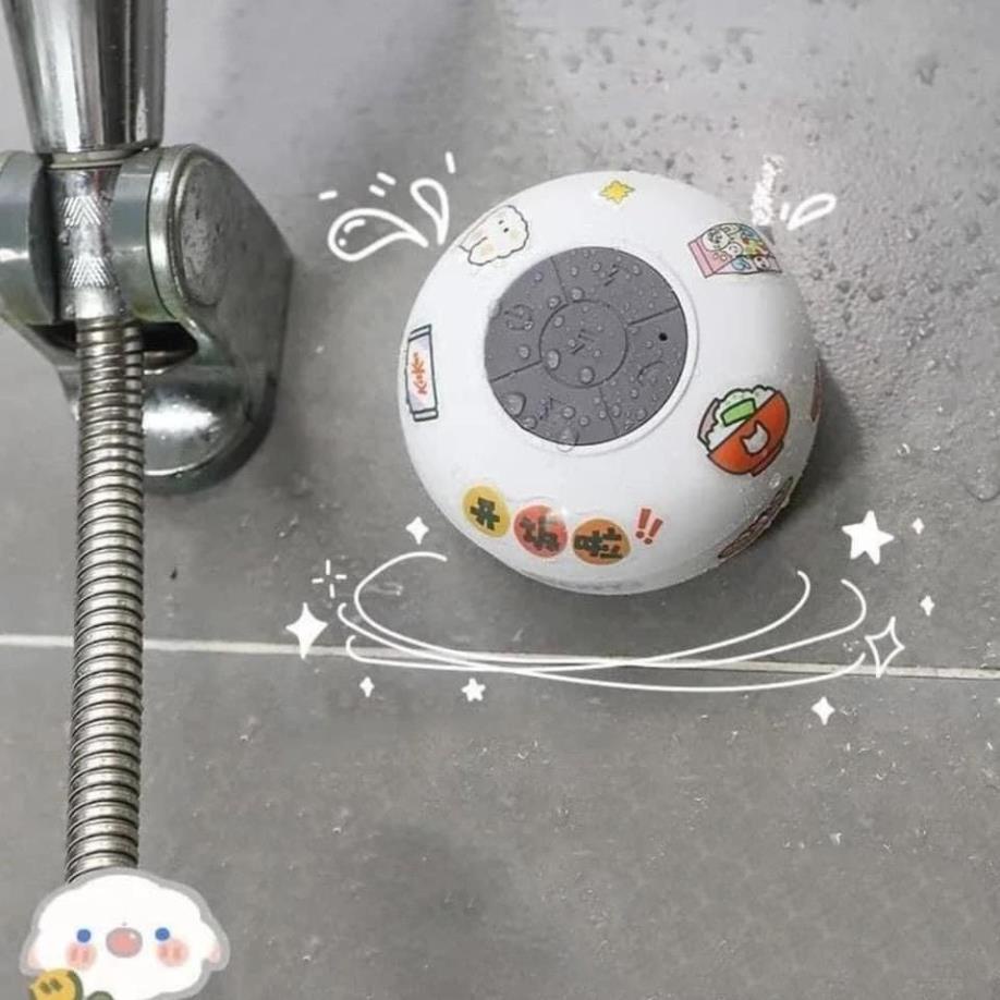 Loa Bluetooth Chống Nước Loa Mini Không Dây Gắn Tường, Nhà Tắm tặng kèm miếng dán Sticker Cute