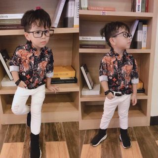 2 combo set ao sơ mi + quần kaki