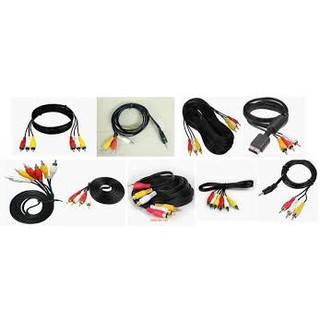 Dây av kết nối âm thanh ra điện thoại, âm ly,loa đài dây av 1 ra 2,2 ra 2 ,3 ra 3-chất lượng