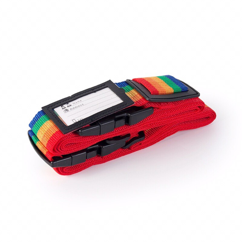 Dây Đai Vali 7 Sắc Cầu Vồng Có Thể Điều Chỉnh Dài 2m Loại Tốt - Lucky Girl shop