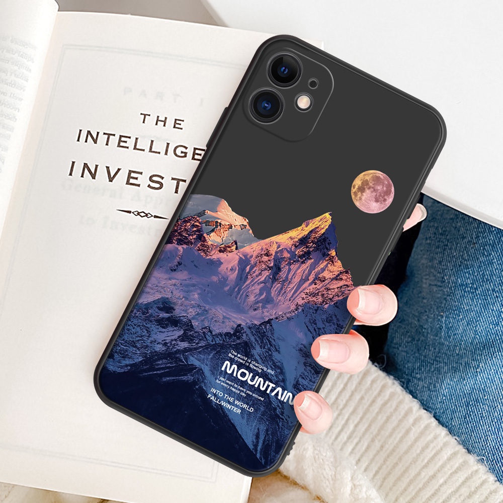 Ốp Điện Thoại Silicon Mềm In Cảnh Núi Tuyết Cho OPPO F9 Pro F1 F3 R9S Plus F7 F1S R9 F17 A73 OPPO Reno 2F 2Z 6Z Reno 4 Pro Reno 5 Pro