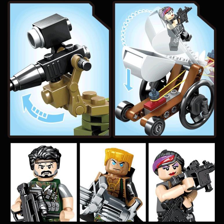 Lắp ráp xếp hình Lego City: Xe chiến đấu quân đội hiện đại