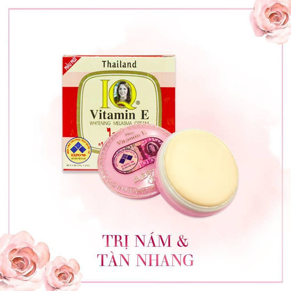 Kem dưỡng da trắng da Vitamin E hồng 8g