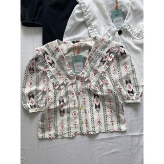 Áo sơ mi croptop lolita mini