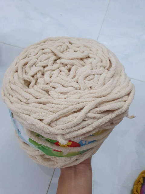 Len bông sữa cuộn to 200g