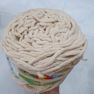 Len bông sữa cuộn to 200g