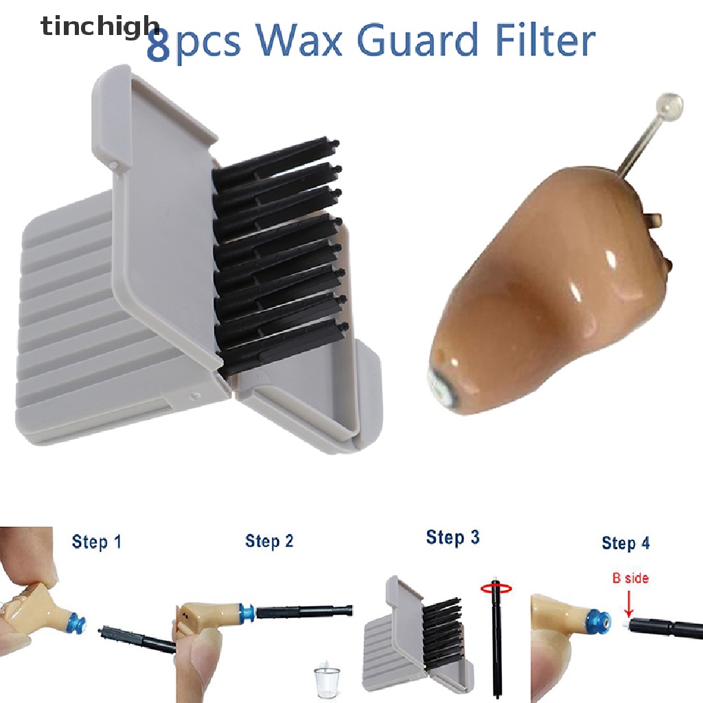 Bộ 8 Miếng Lọc Sáp Bảo Vệ Tai Nghe Chất Lượng Cao