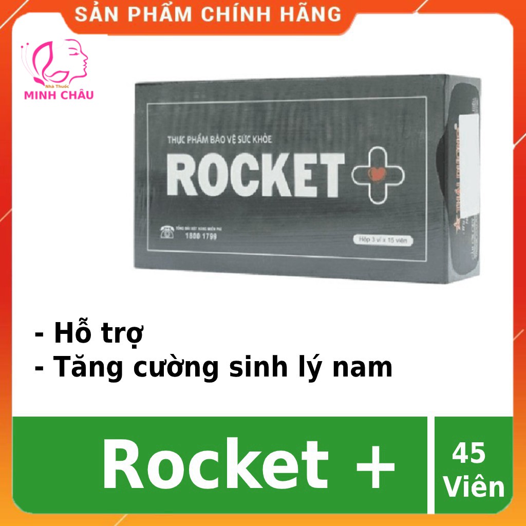 Tăng Cường Sinh Lý Nam ❤️FREESHIP💯 Rocket Plus ❤️ giúp tăng thời gian quan hệ, bổ dương, tăng khoái cảm